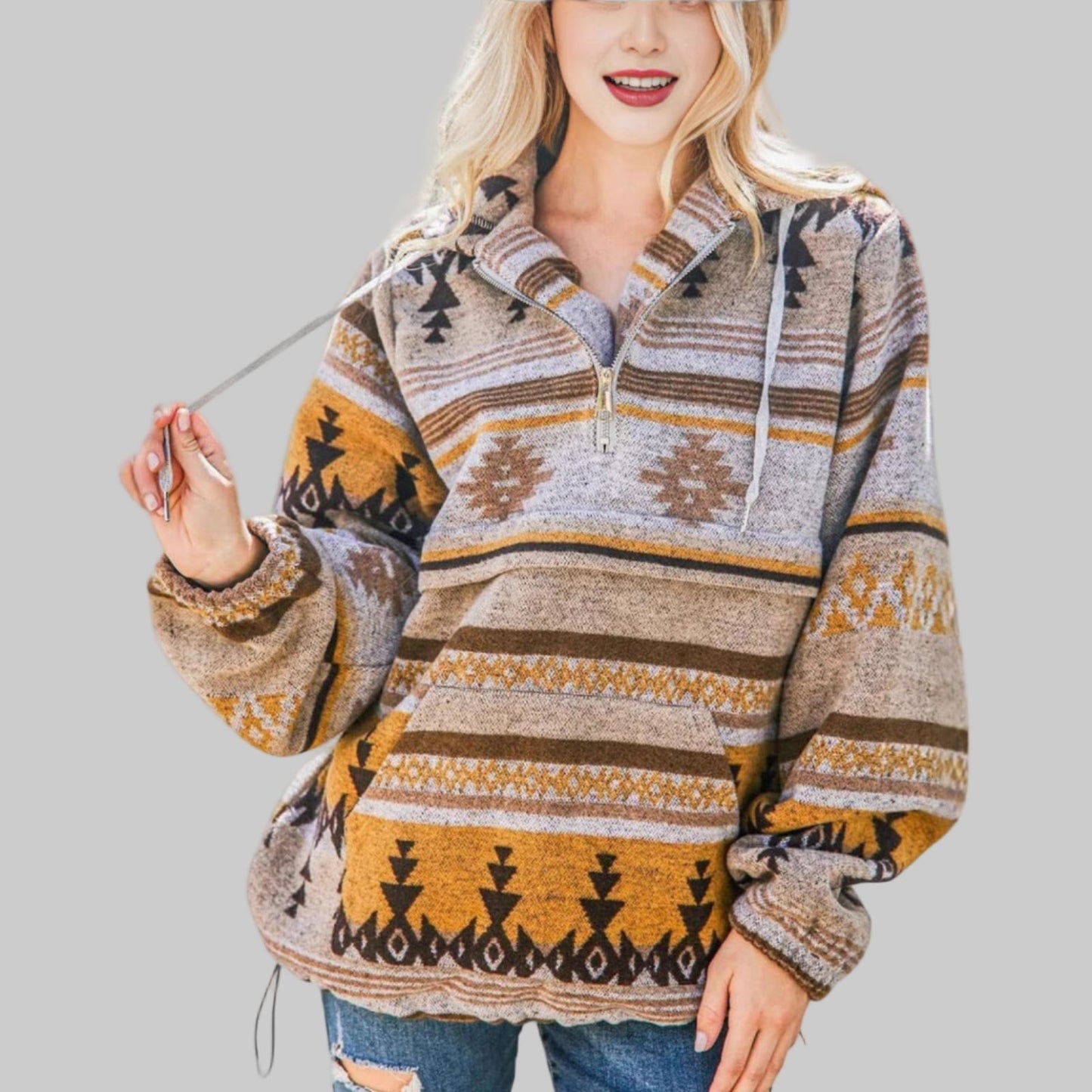 Briella™ | Oversized Long Sleeve Sweatshirt