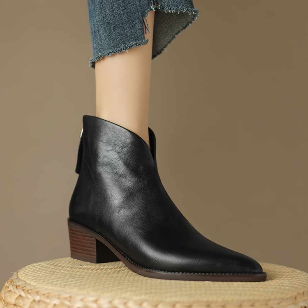 Auren Madison | Luxury Low-Heel Boots