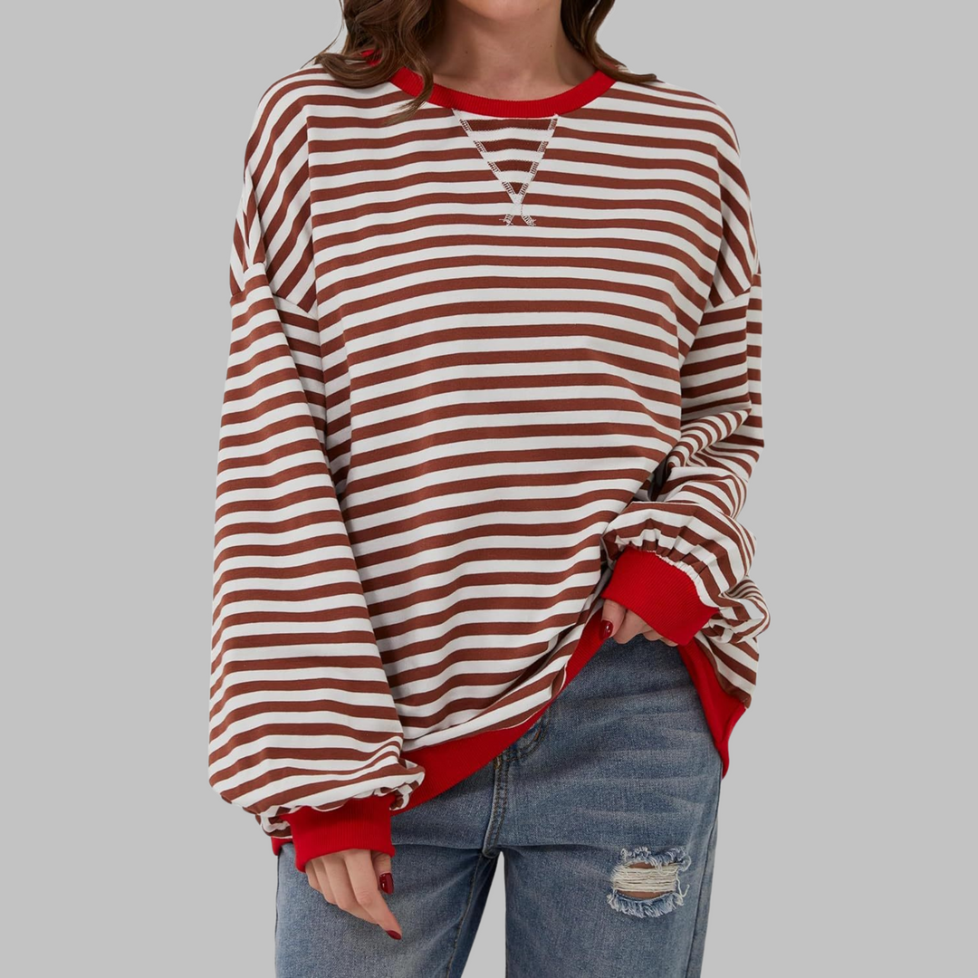 Luka | Striped Long Sleeve Sweatshirt