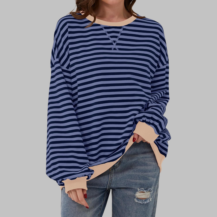 Luka | Striped Long Sleeve Sweatshirt