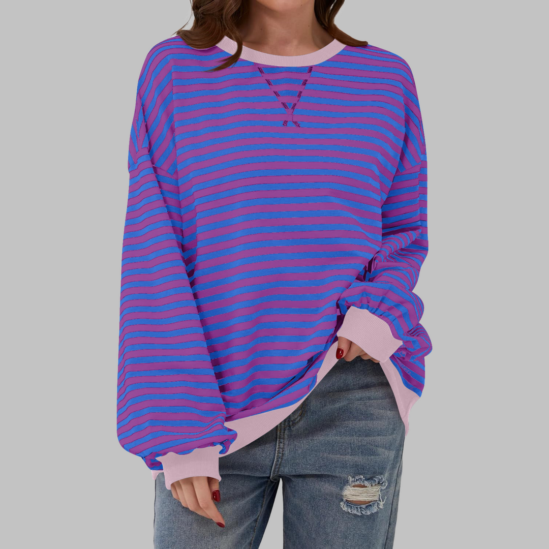 Luka | Striped Long Sleeve Sweatshirt