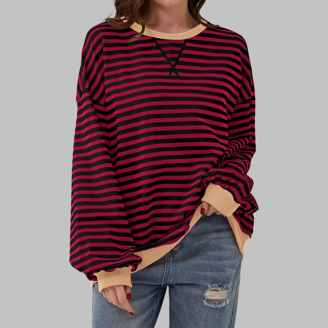 Luka | Striped Long Sleeve Sweatshirt