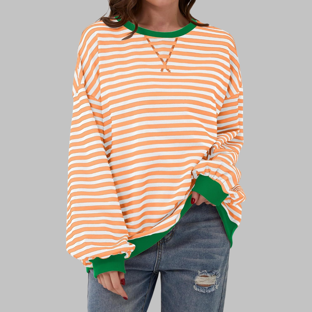 Luka | Striped Long Sleeve Sweatshirt