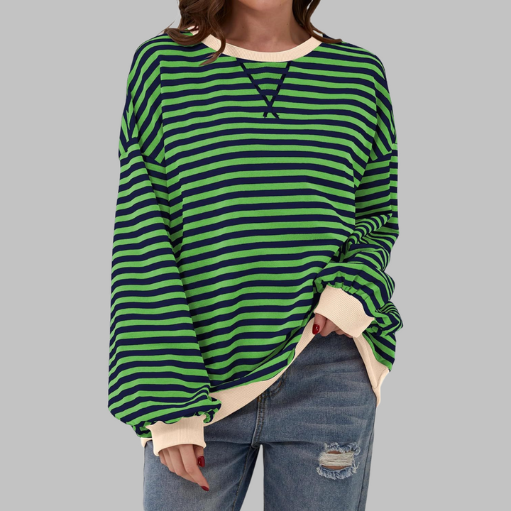 Luka | Striped Long Sleeve Sweatshirt