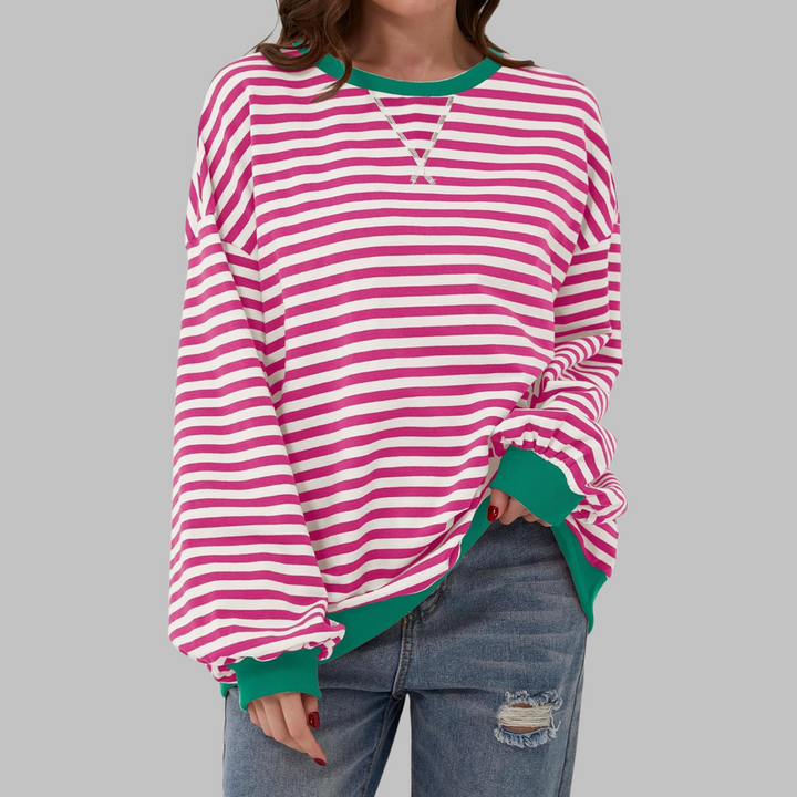 Luka | Striped Long Sleeve Sweatshirt