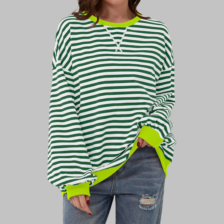 Luka | Striped Long Sleeve Sweatshirt