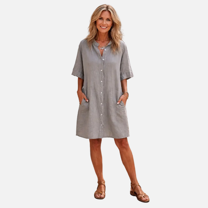 Ameliea™ | Relaxed Shirt Dress