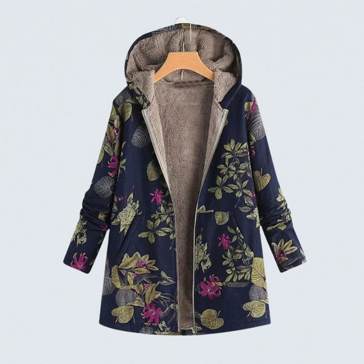 Sofia | Floral Fleece Jacket