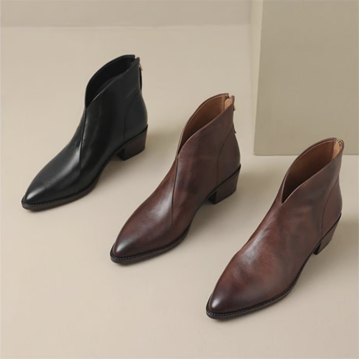 Auren Madison | Luxury Low-Heel Boots