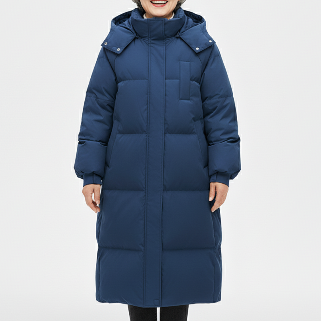 Lola - Classic Hooded Long Puffer Coat