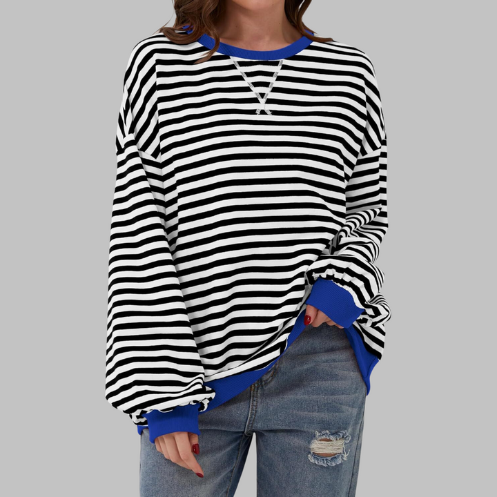 Luka | Striped Long Sleeve Sweatshirt