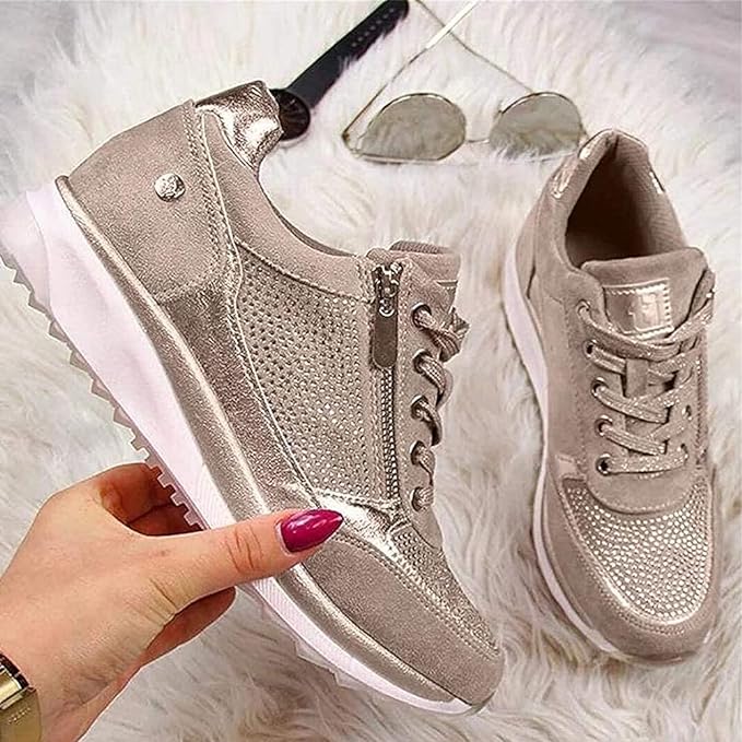 Camillle™ | Zip-Up Comfort Support Sneakers