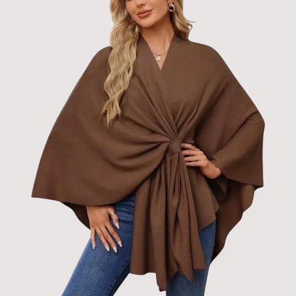 Brenda – Chic Lightweight Knit Poncho