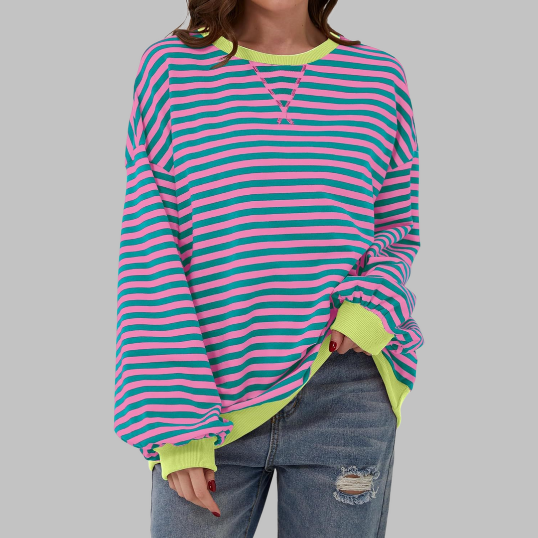 Luka | Striped Long Sleeve Sweatshirt