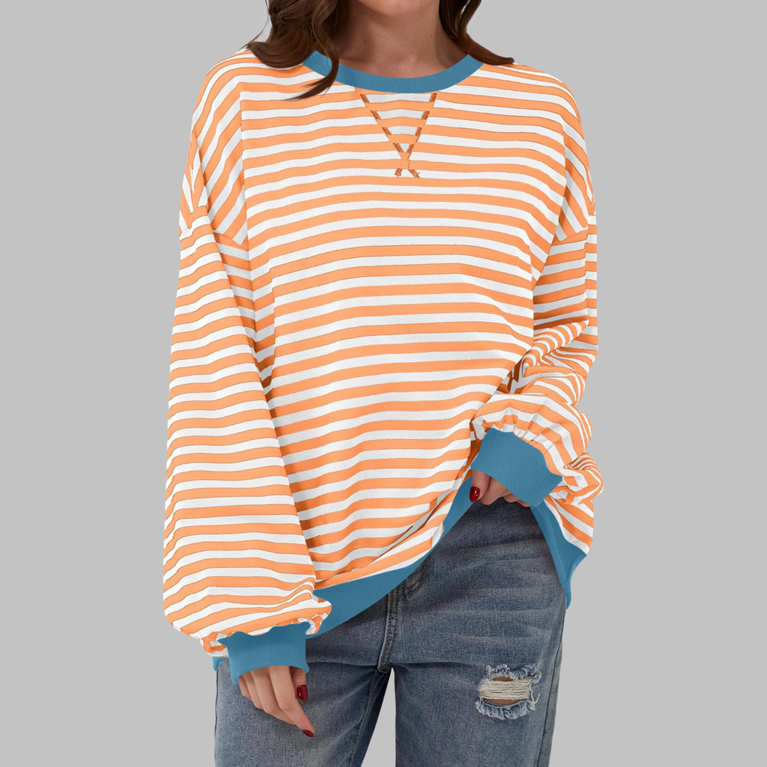 Luka | Striped Long Sleeve Sweatshirt