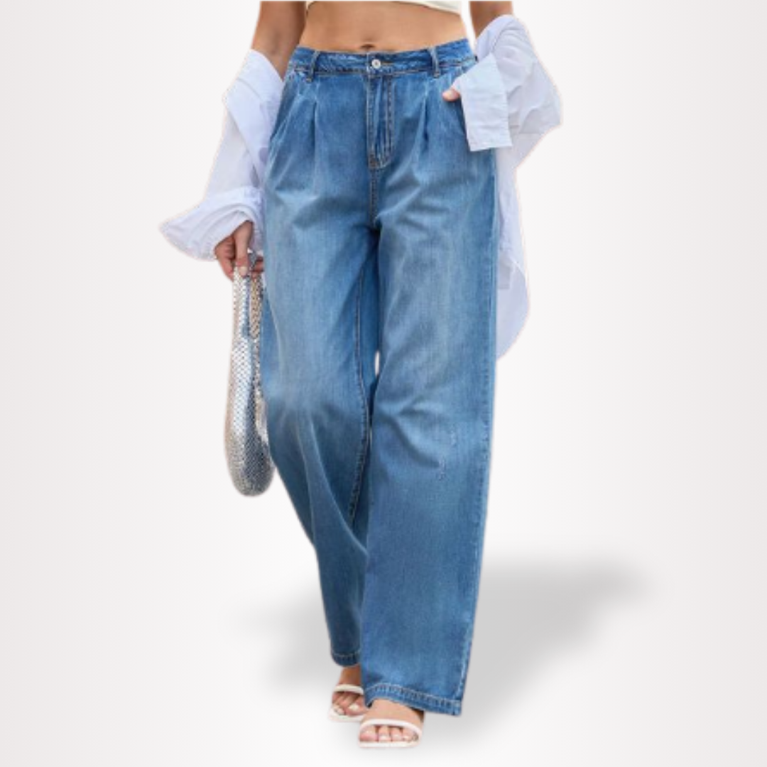 AMBER | STYLISH WIDE FIT JEANS