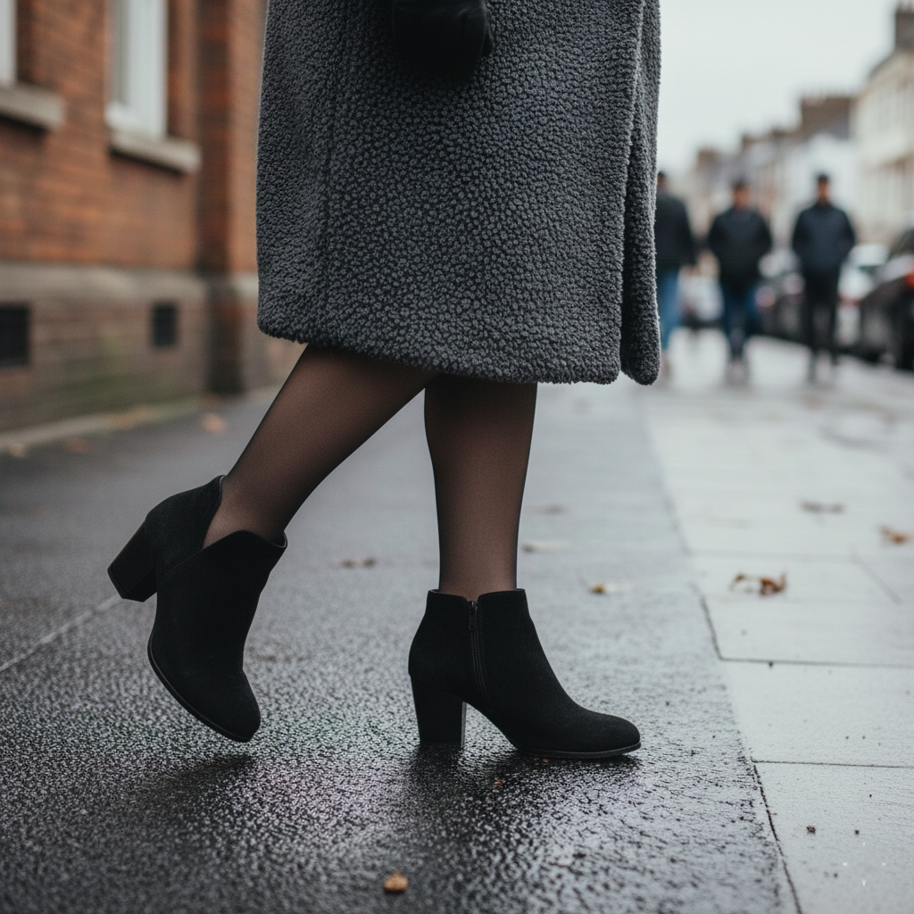 Alexandra – Elegant Chunky Heel Leather Boots