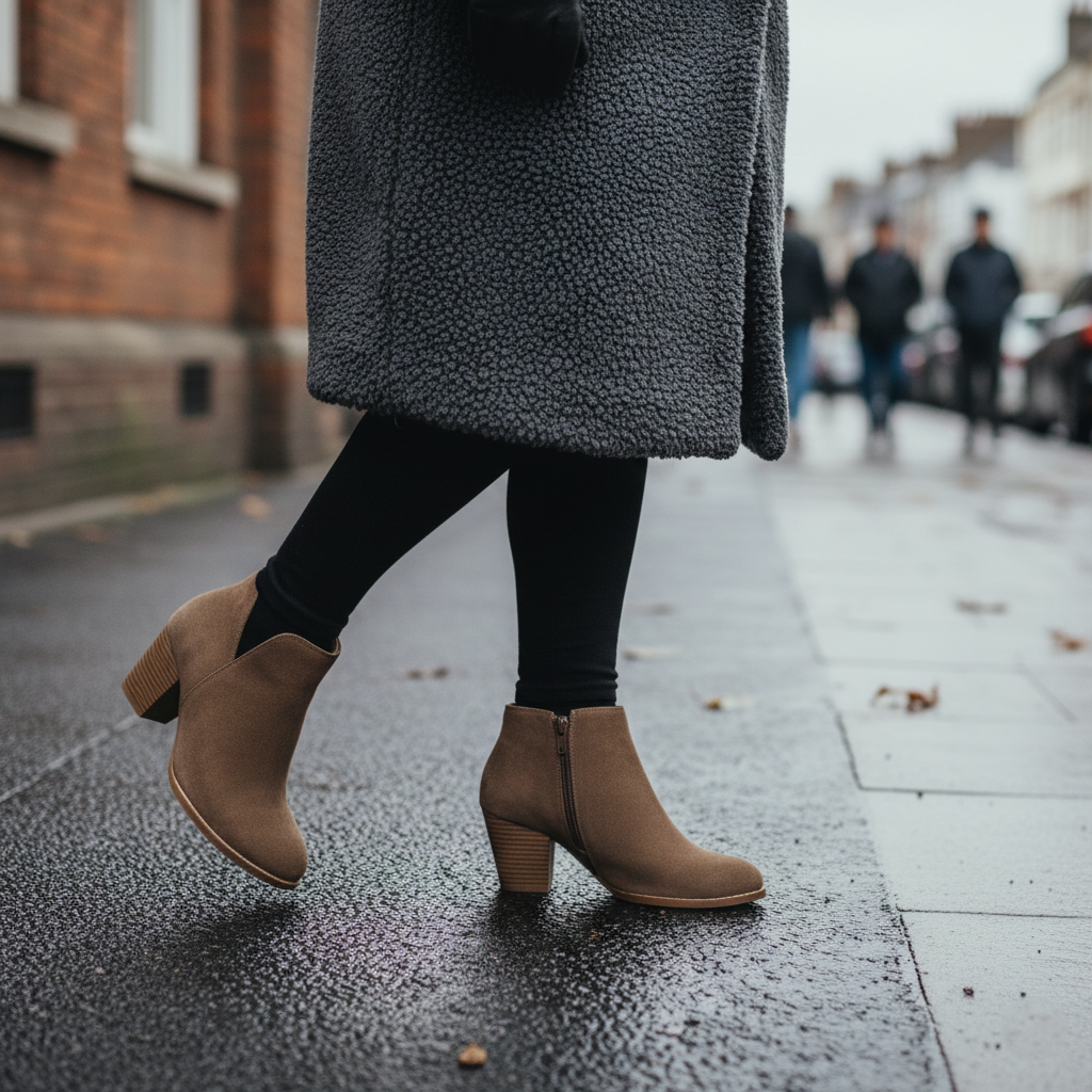 Alexandra – Elegant Chunky Heel Leather Boots