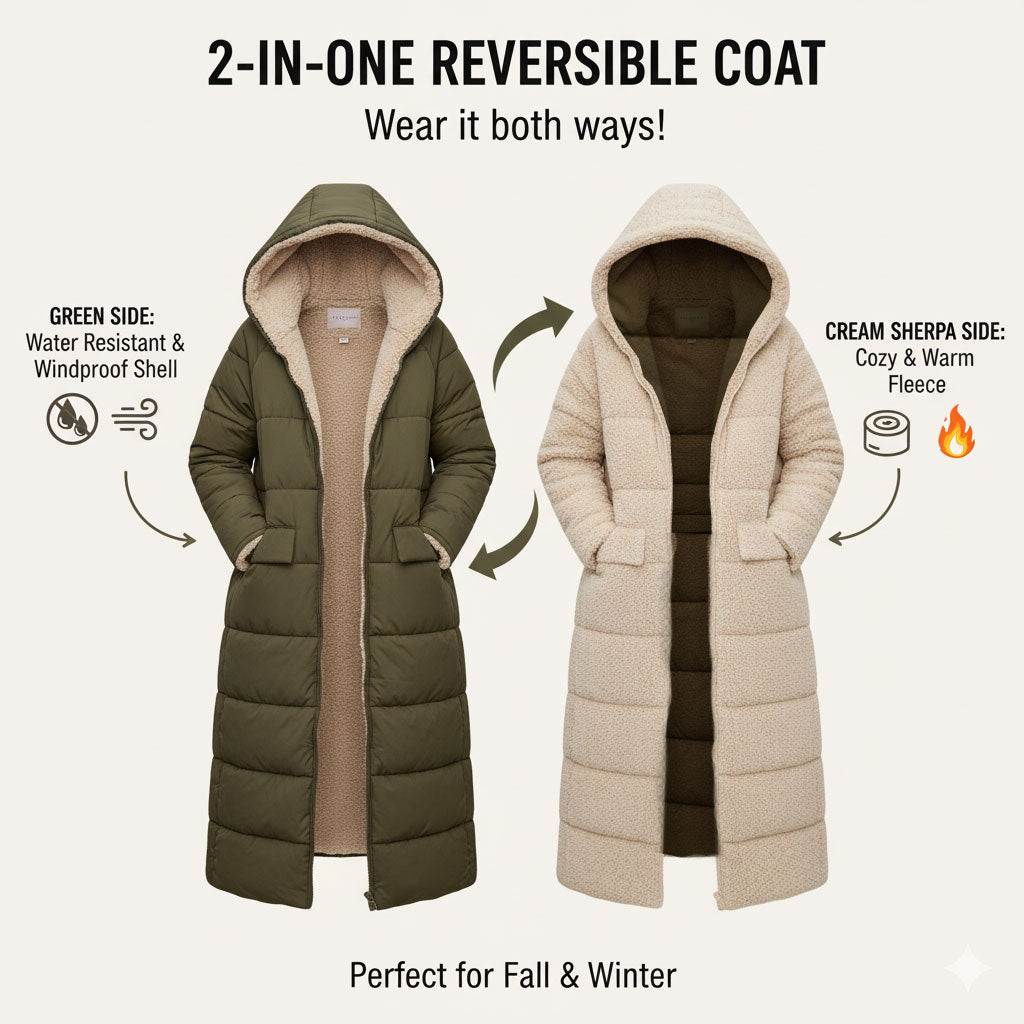 Lena | 2-in-1 Reversible Coat