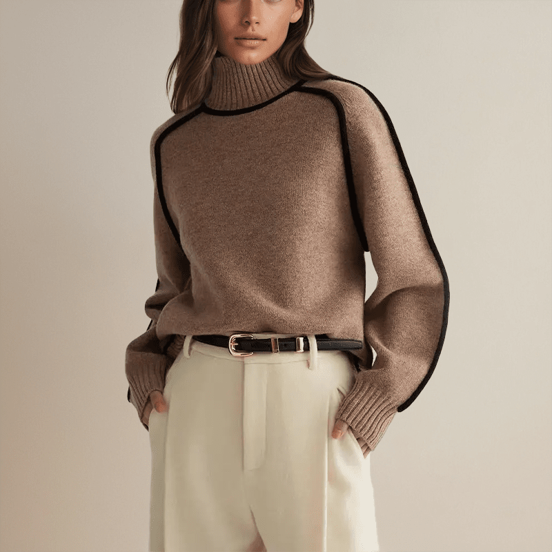 Emilie | Soft and stylish turtleneck for winter