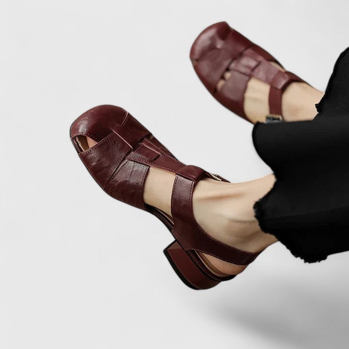 Christabel™ | Elegant Leather Sandals