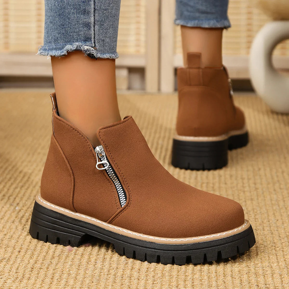 Mabel - Comfortable Ankle Boots