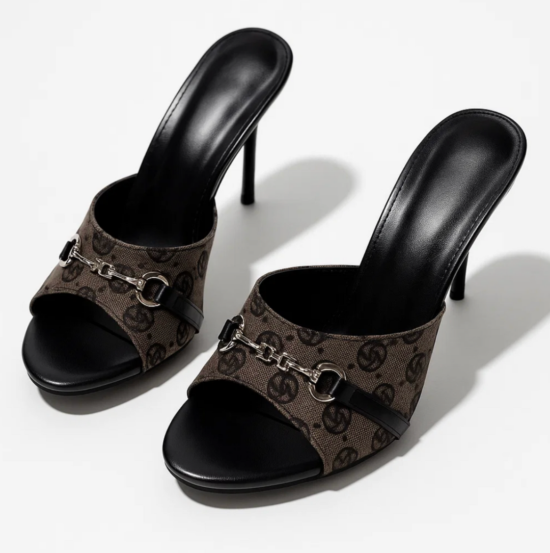 Novara | Monogram Heels