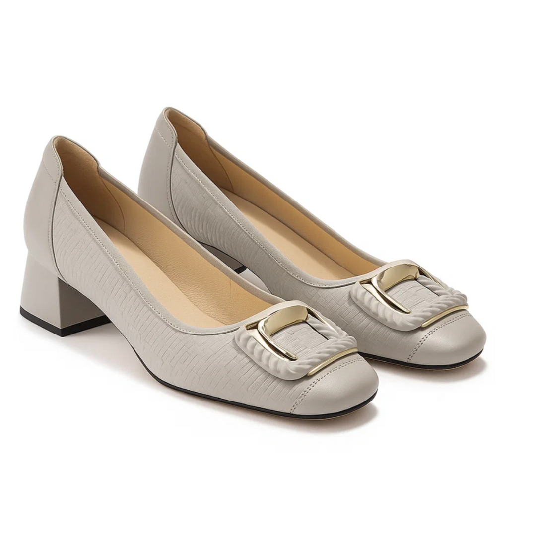 Elegant Buckle Pumps