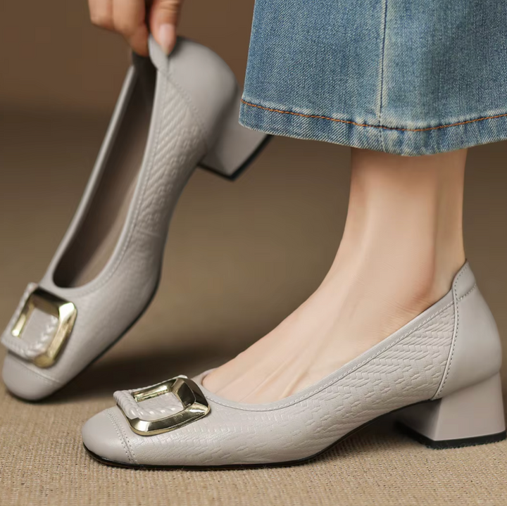 Elegant Buckle Pumps