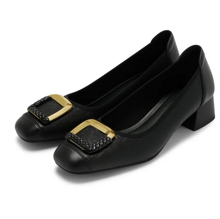 Elegant Buckle Pumps
