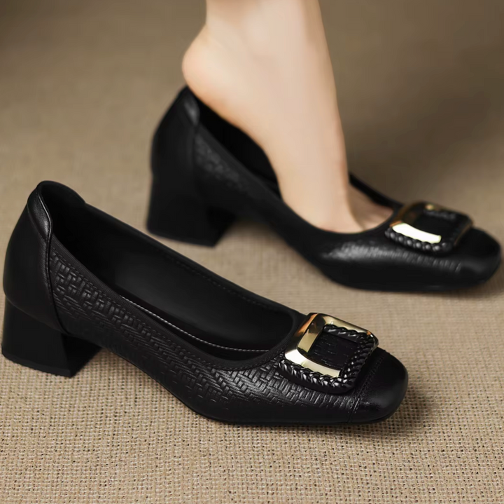 Elegant Buckle Pumps