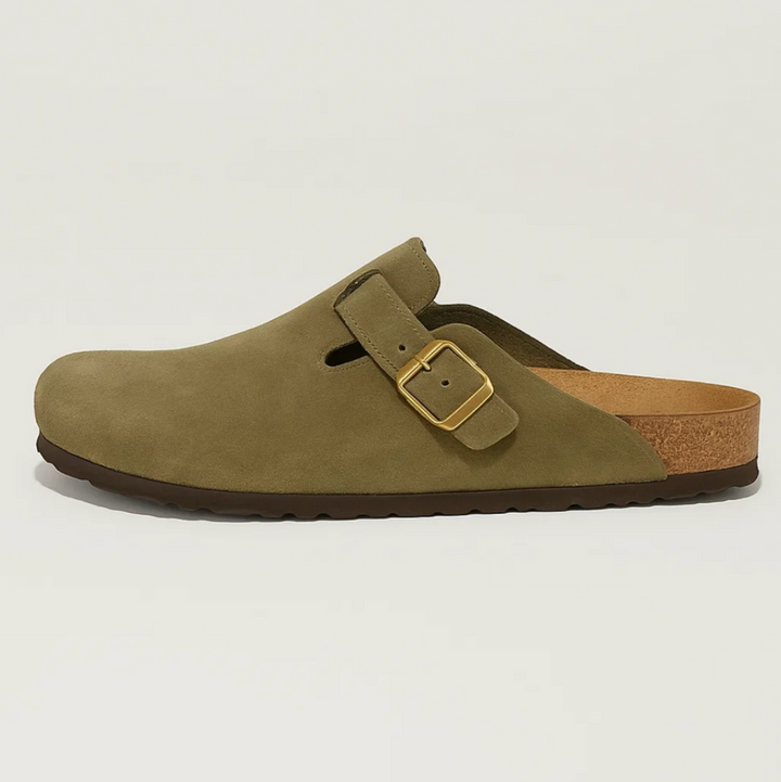 Suede Clogs