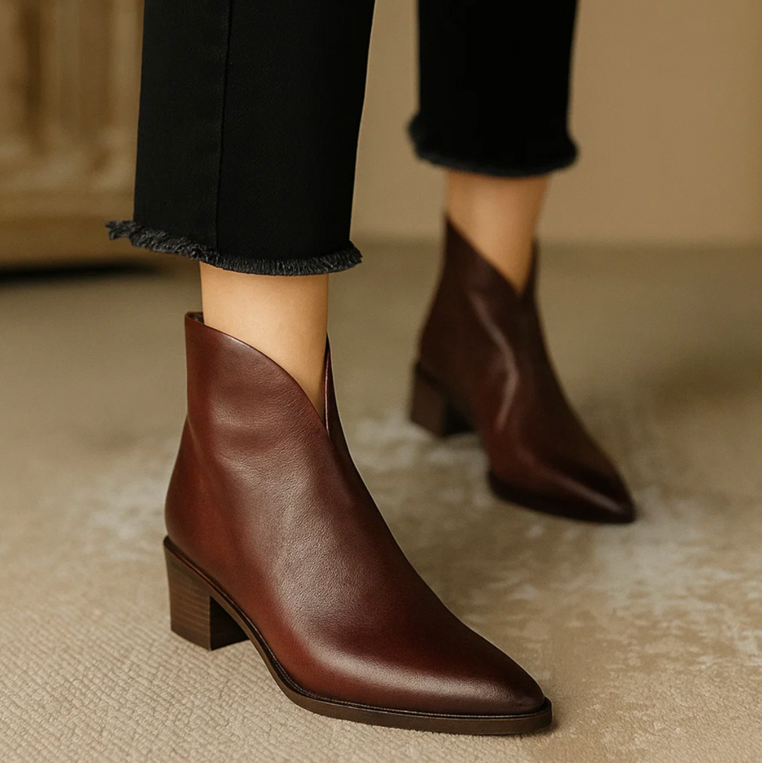Leather Ankle Boots