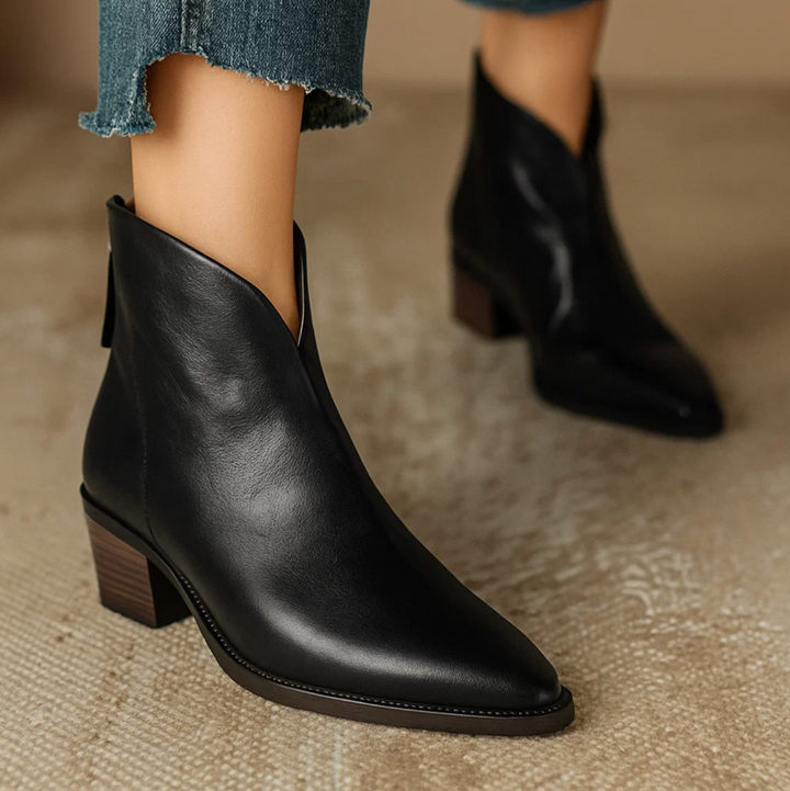 Leather Ankle Boots
