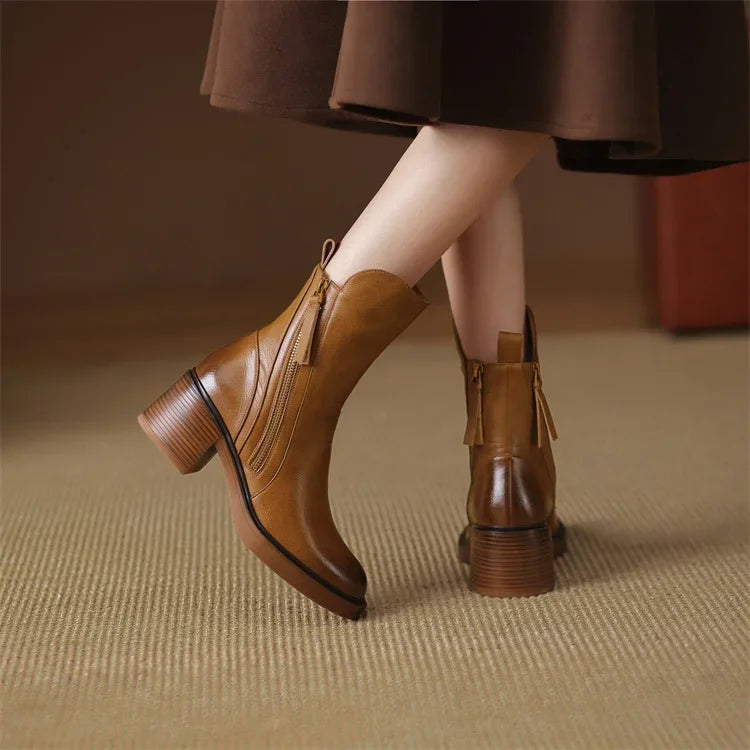 Vienna™ | Leather Ankle Boots