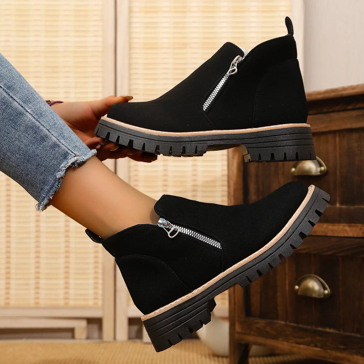 Mabel - Comfortable Ankle Boots