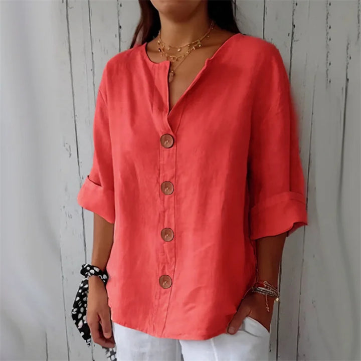 Noa | Relaxed Linen Blouse