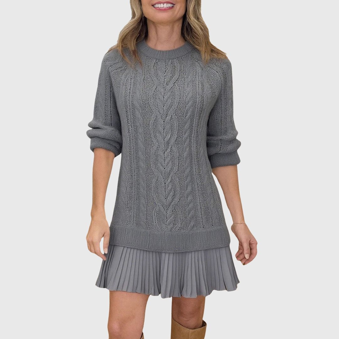 Leah - Knitted Sweater Dress