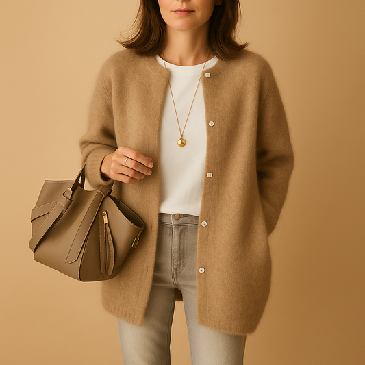 Aurora | Lightweight Button-Front Knit Cardigan
