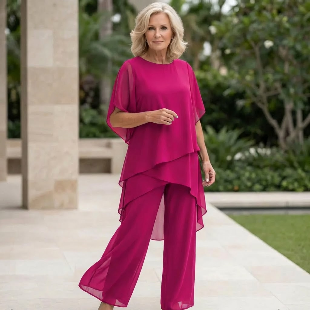 Marielle™ | Elegant Draped Palazzo Set