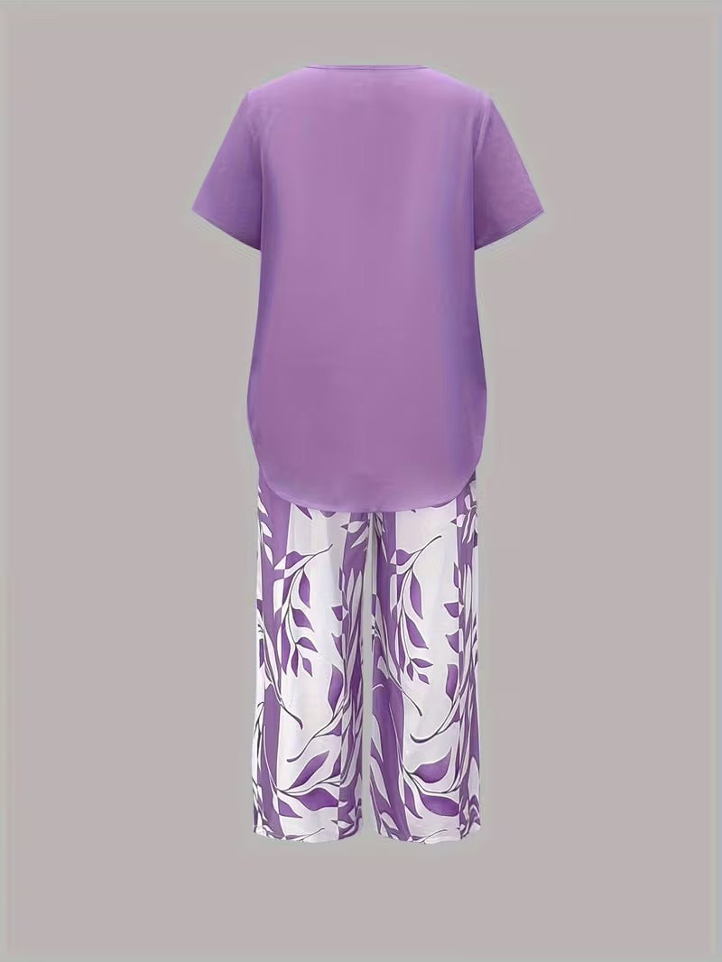 Elina™ | Botanical Two-Piece Comfort Set