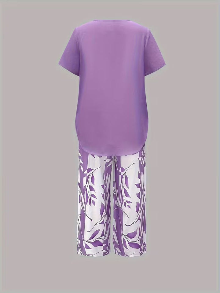 Elina™ | Botanical Two-Piece Comfort Set