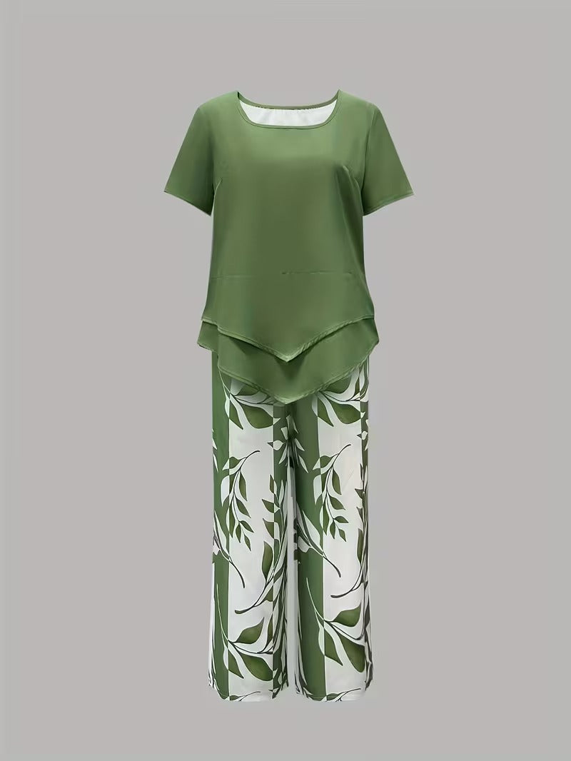 Elina™ | Botanical Two-Piece Comfort Set