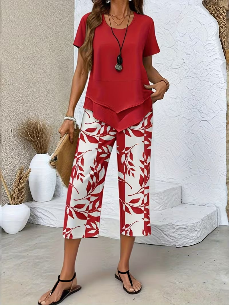 Elina™ | Botanical Two-Piece Comfort Set