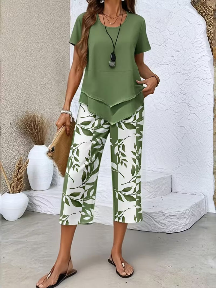 Elina™ | Botanical Two-Piece Comfort Set
