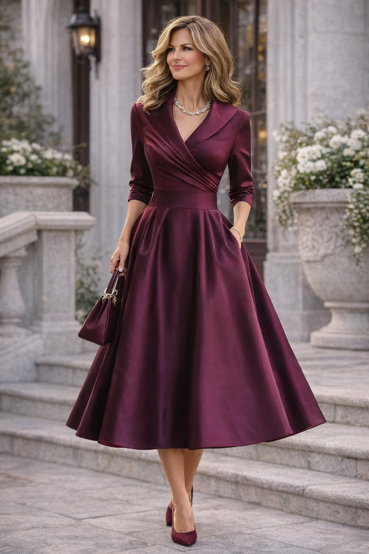 Marcelline | Elegant Midi Dress