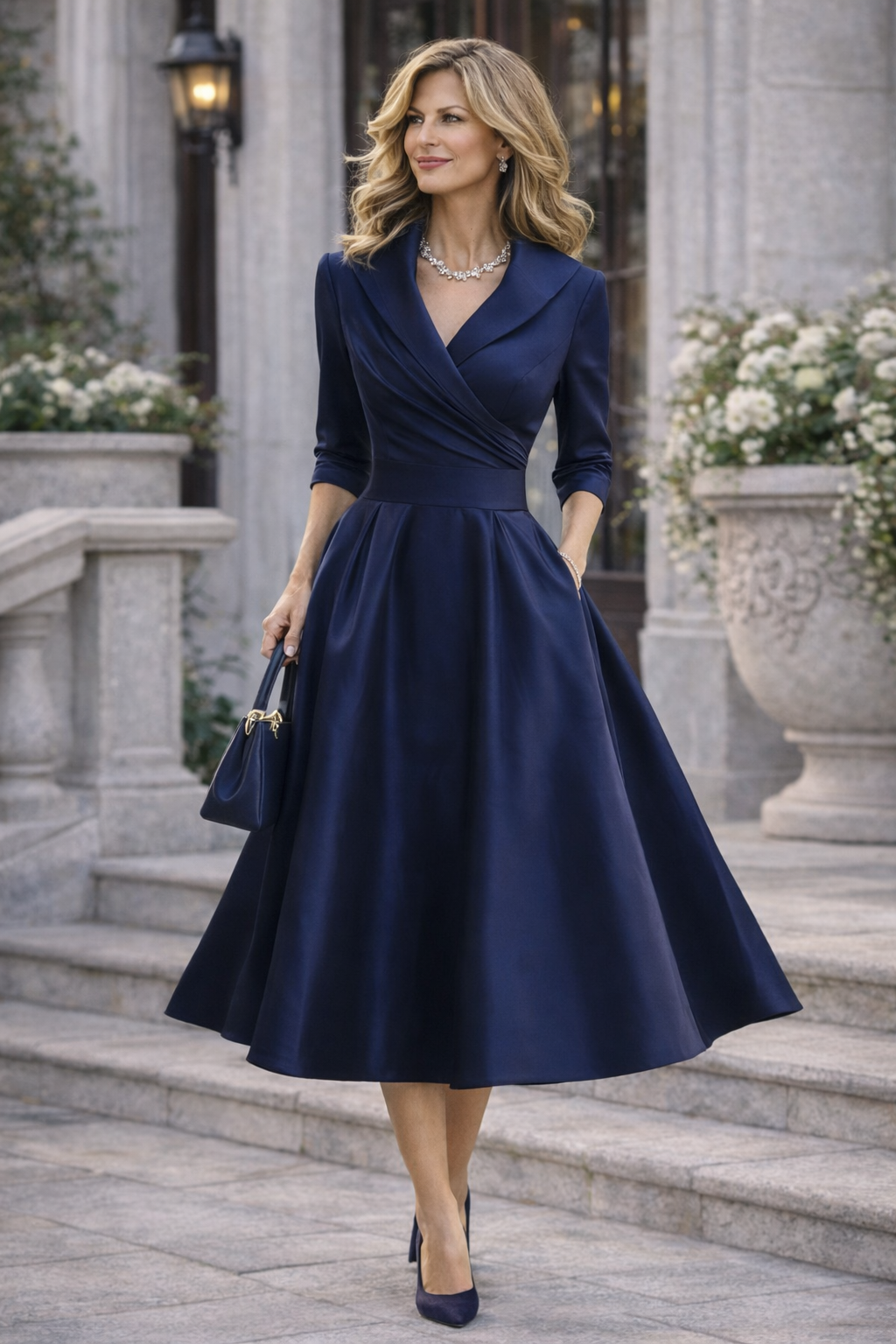 Marcelline | Elegant Midi Dress