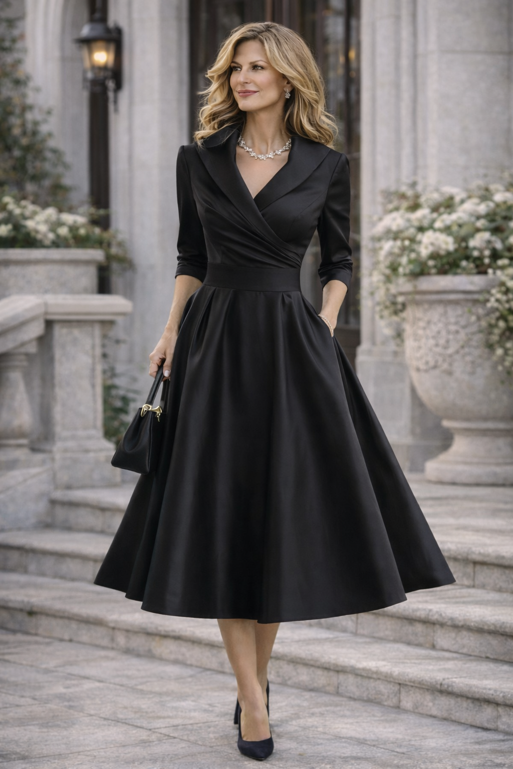 Marcelline | Elegant Midi Dress