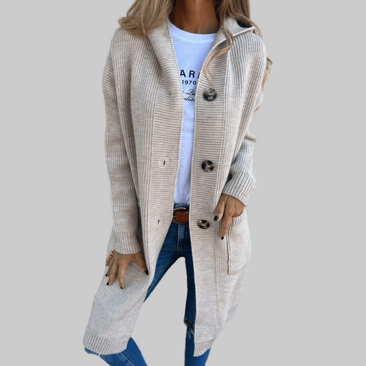 Leila – Long Chic Cardigan