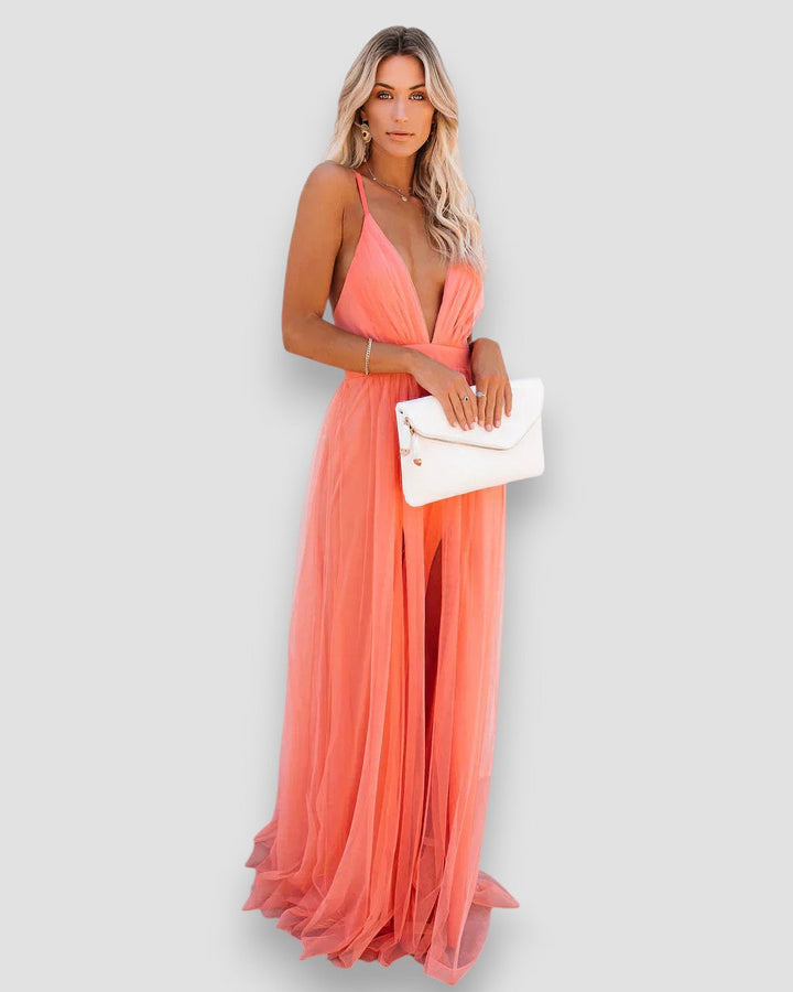 Lidia | Sleeveless Maxi Dress